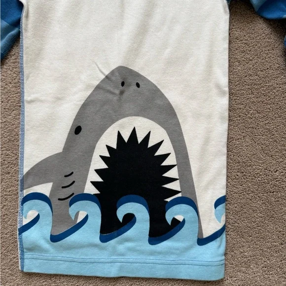 Hanna Andersson “SHARK” Long John pajama set - Picture 7 of 7